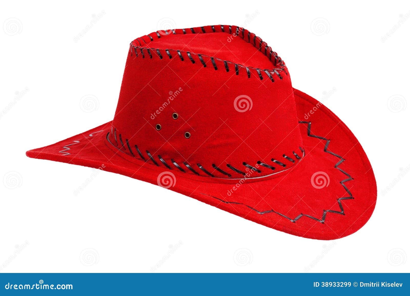 Red cowboy hat stock image. Image of stetson, widebrimmed 38933299