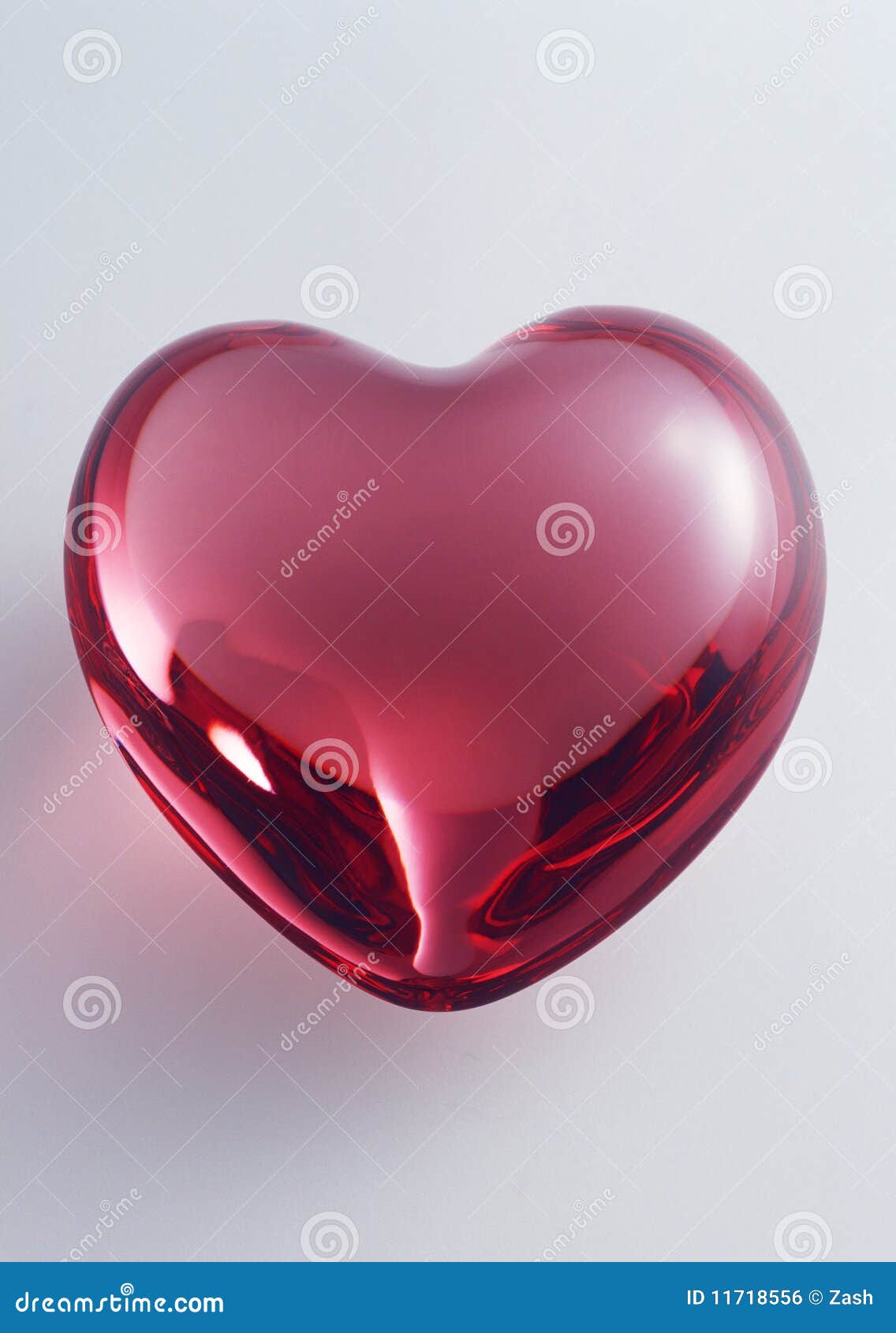 Red Crystal Heart stock photo. Image of heart, flirting 11718556