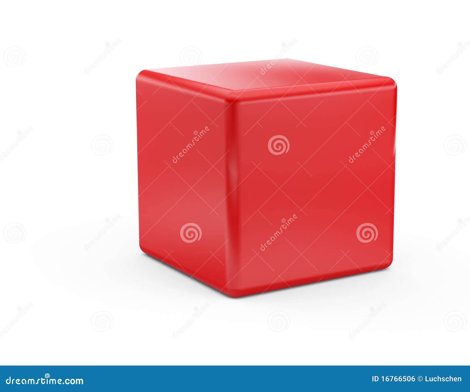 Red cube stock illustration. Illustration of color, light 16766506