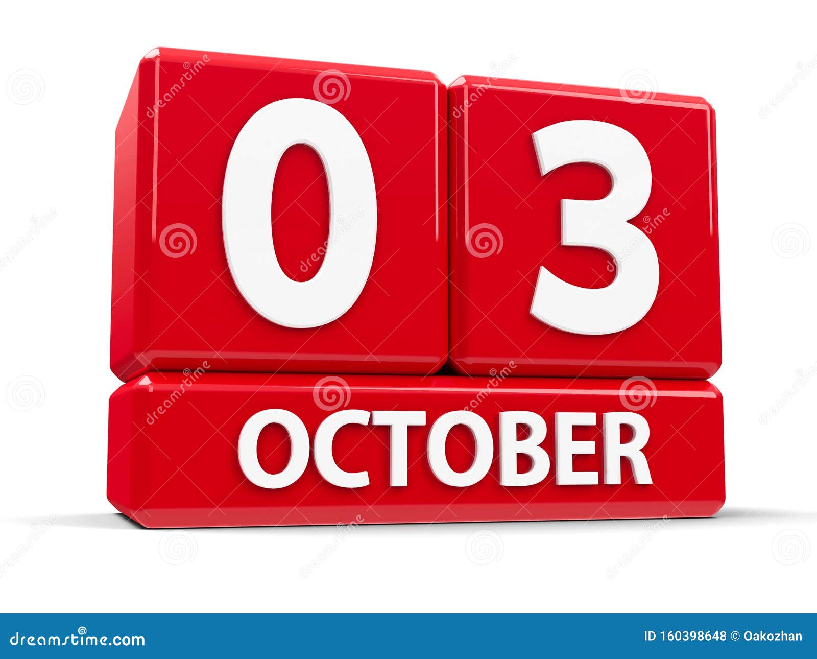 Cubes 3rd October stock illustration. Illustration of sign 160398648