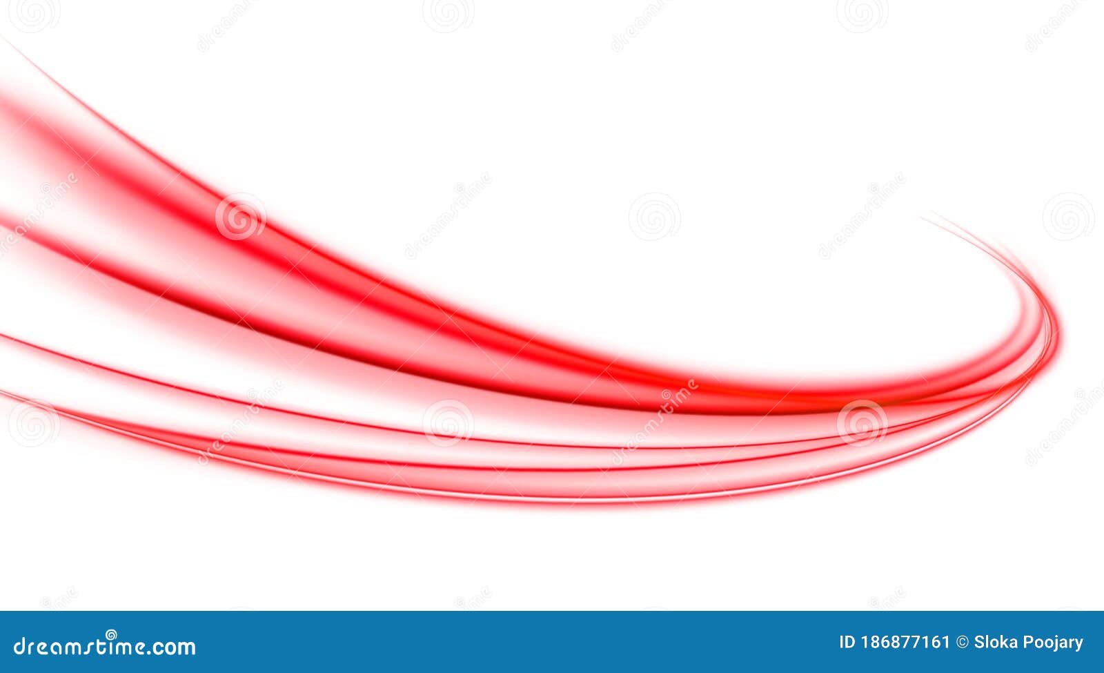 Red Curve Lines Background on White Surface,glowing Red Lines ,abstract  Background 1 Stock Illustration - Illustration of abstract, curvy: 186877161