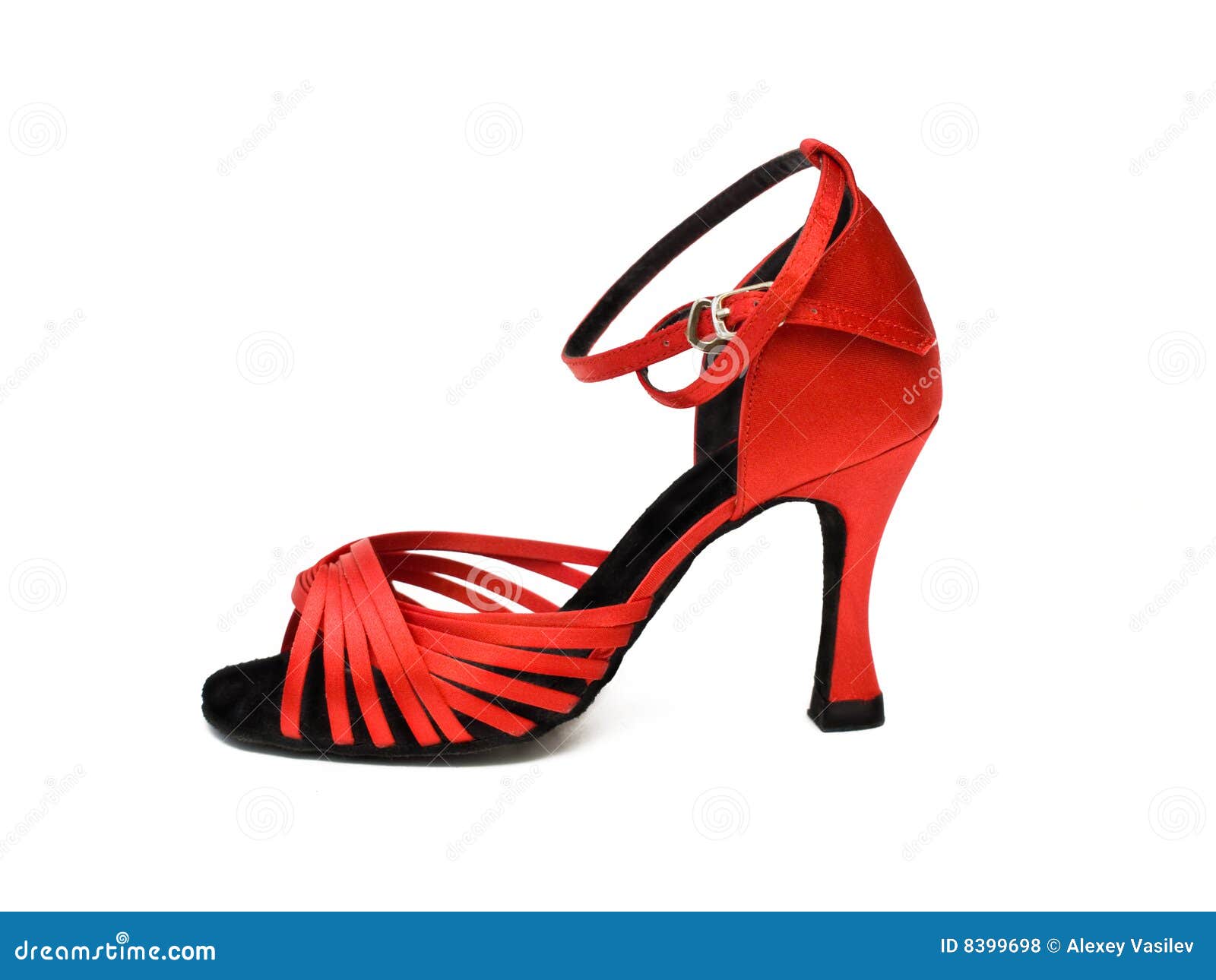 Red dancing shoes stock photo. Image of isolated, dancing 8399698
