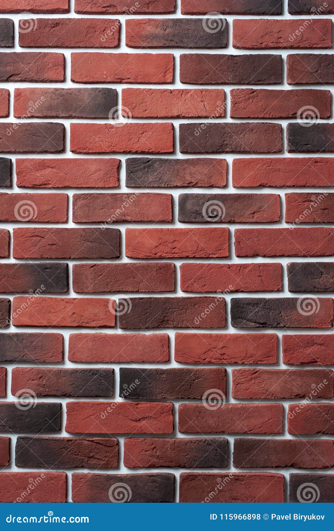 Red and Dark Brick Wall. Block Background Stock Photo Image of color