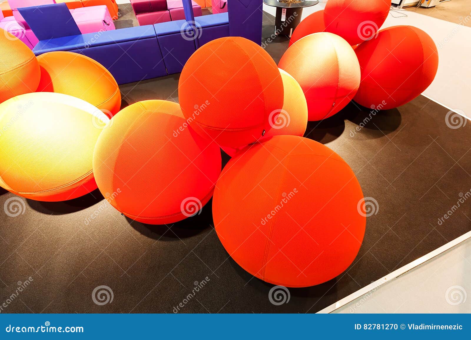 Red decorative balls stock illustration. Illustration of decorative