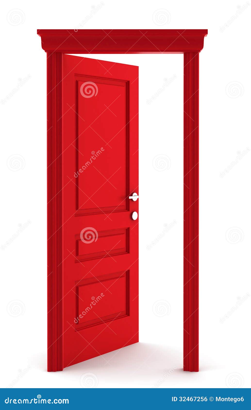 Red door stock illustration. Image of home, clean, handle - 32467256