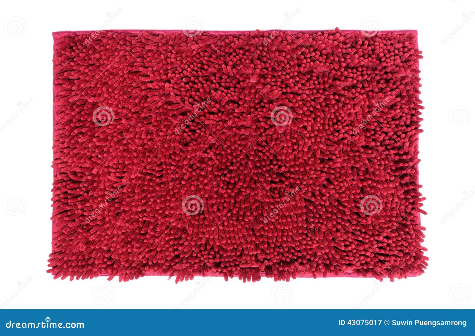 Red Doormat Isolated on White Background Stock Image Image of decor