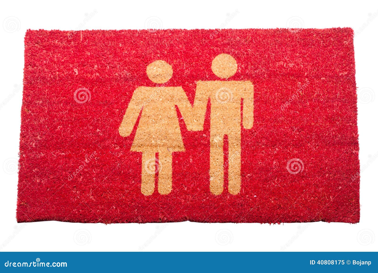 Red Doormat stock image. Image of visit, porch, object 40808175