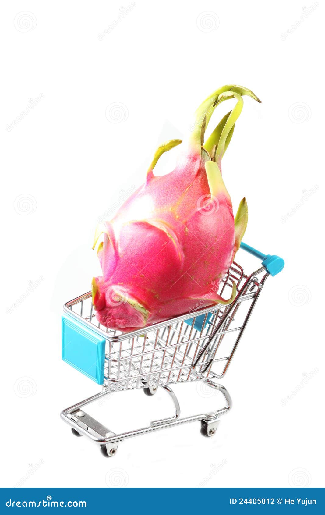 Red Dragon in Shopping Cart Stock Photo Image of cart, background 24405012