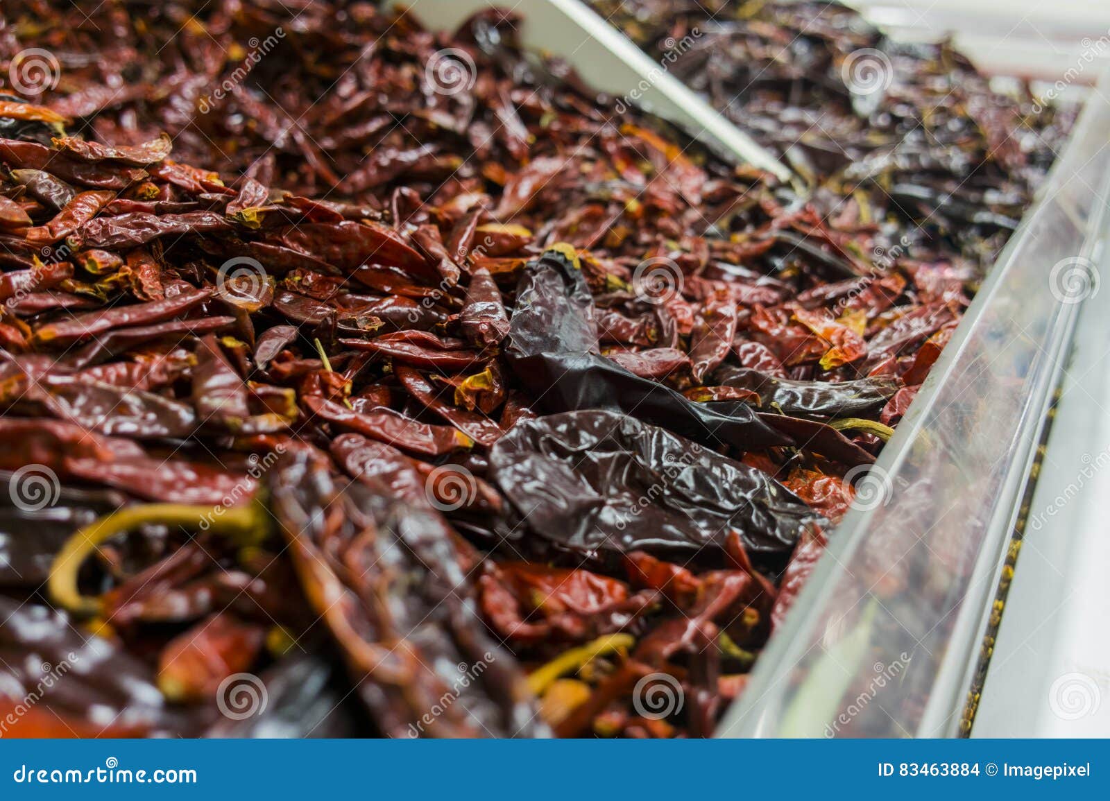 Red dried chile pepper stock photo. Image of bunch, healthy 83463884