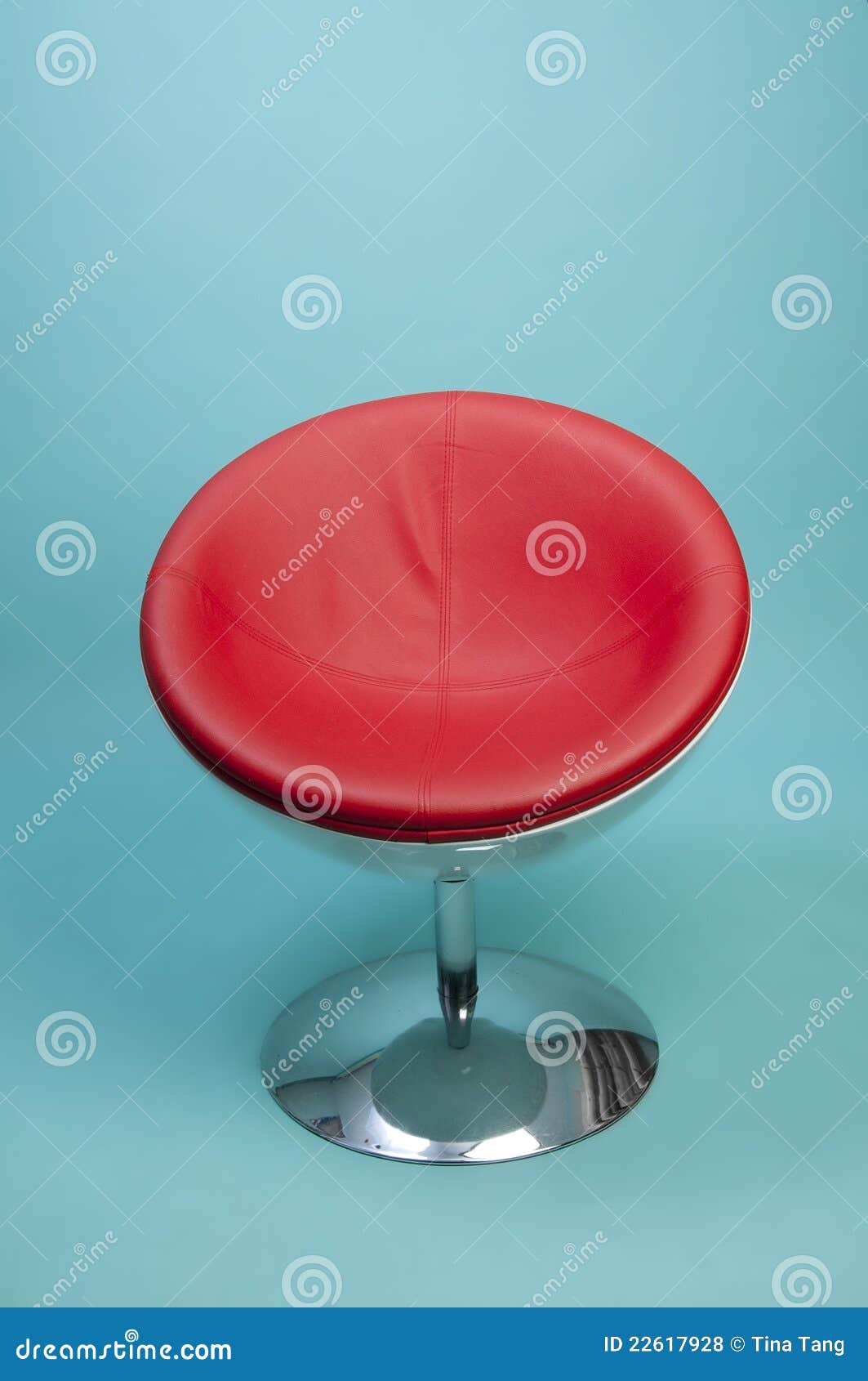 Red Egg Chair Stock Photo Image Of Retro Futuristic 22617928