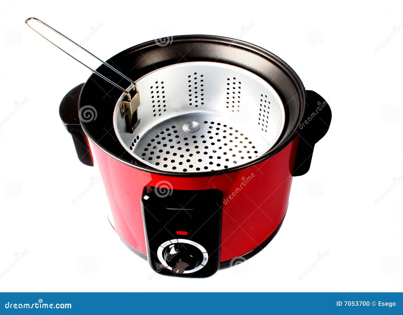 Red Electric Cooker stock photo. Image of appliance, warm 7053700