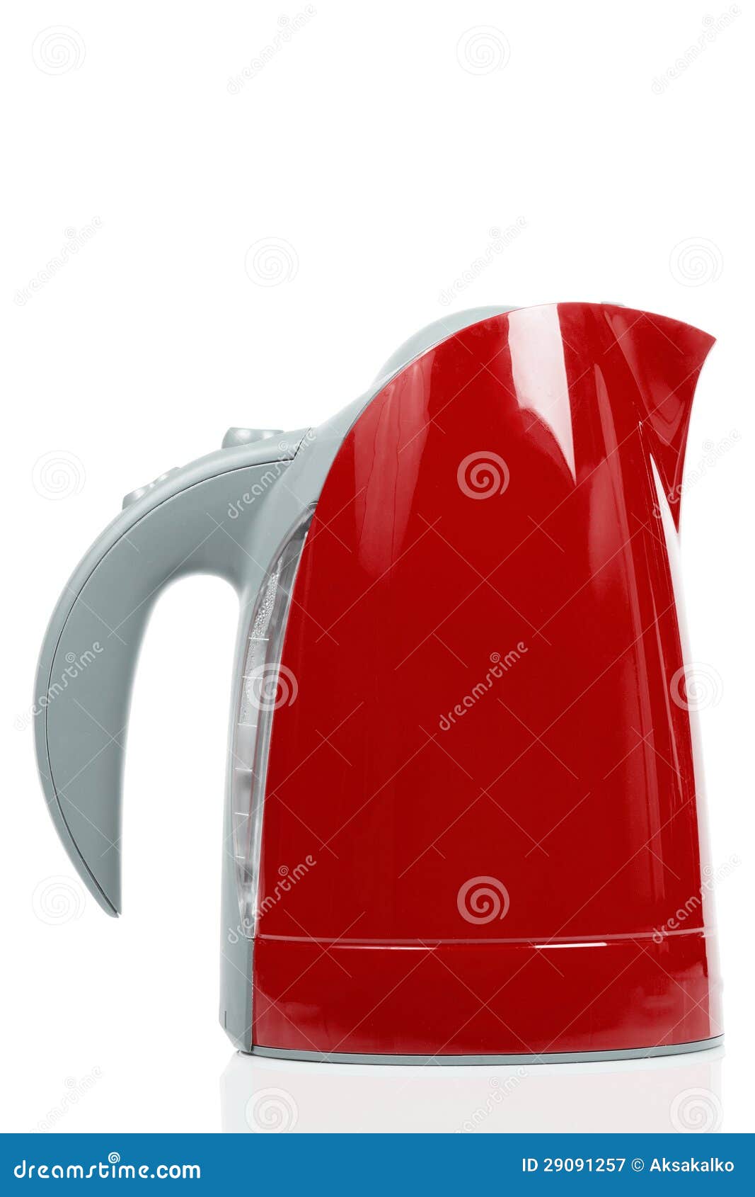 Red and black electrical tea kettle Stock Photo by ©mr_Brightside 2821203