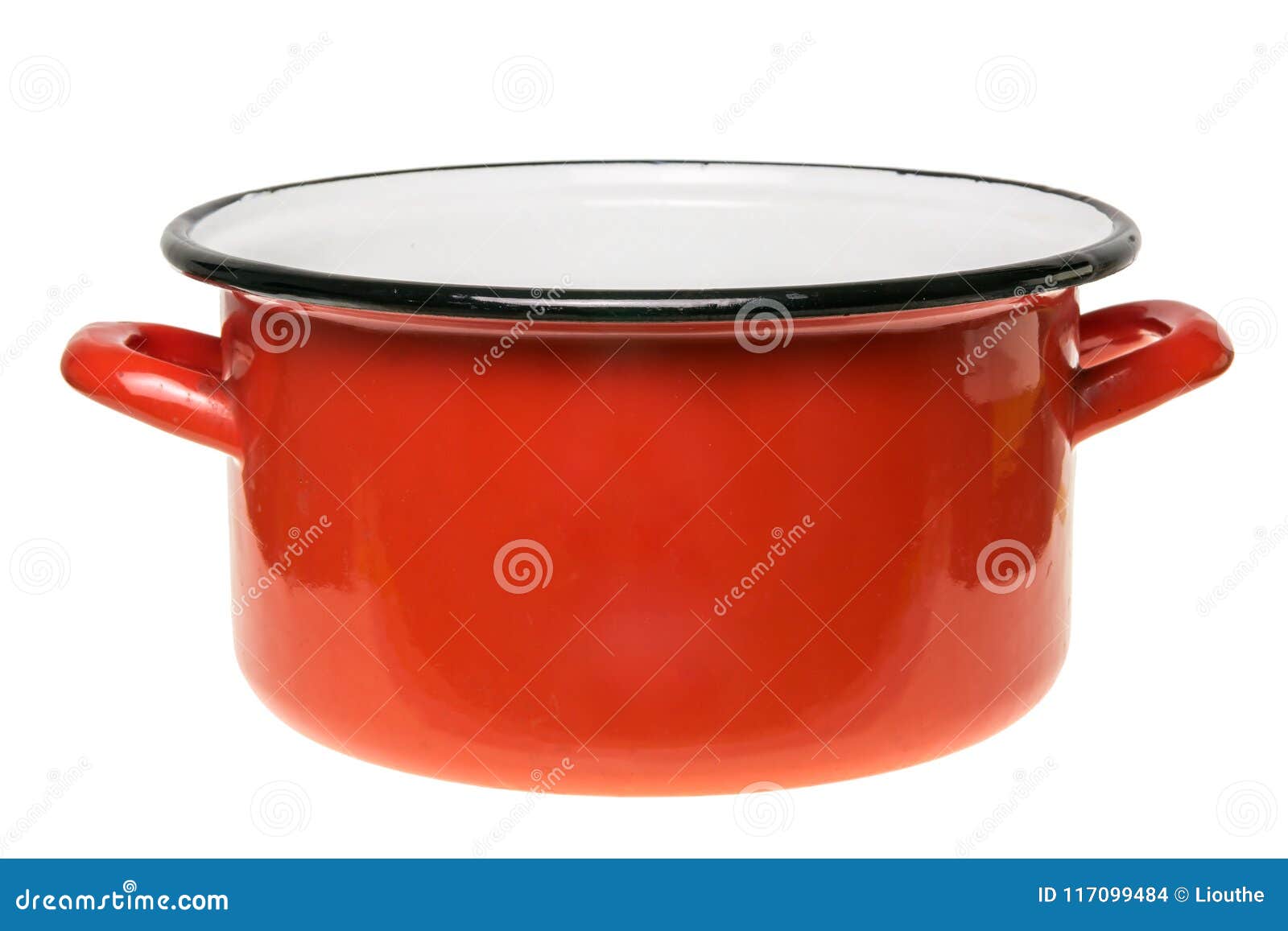 enamel cooking pot