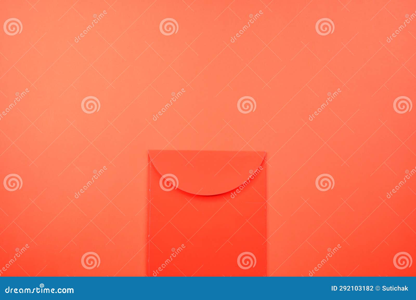 Red Envelope on Red Background for Design Stock Photo Image of