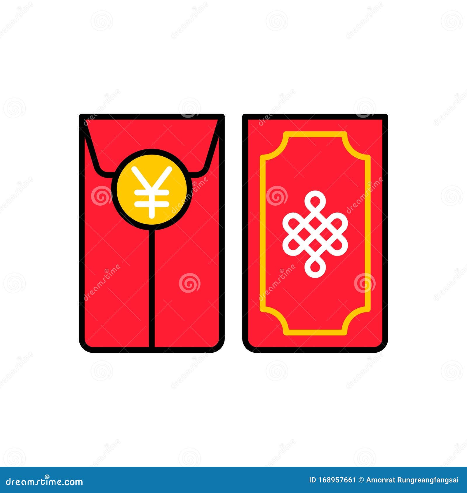 Red Envelope Vector, Chinese New Year Filled Icon Stock Vector -  Illustration of chinese, gift: 168957661