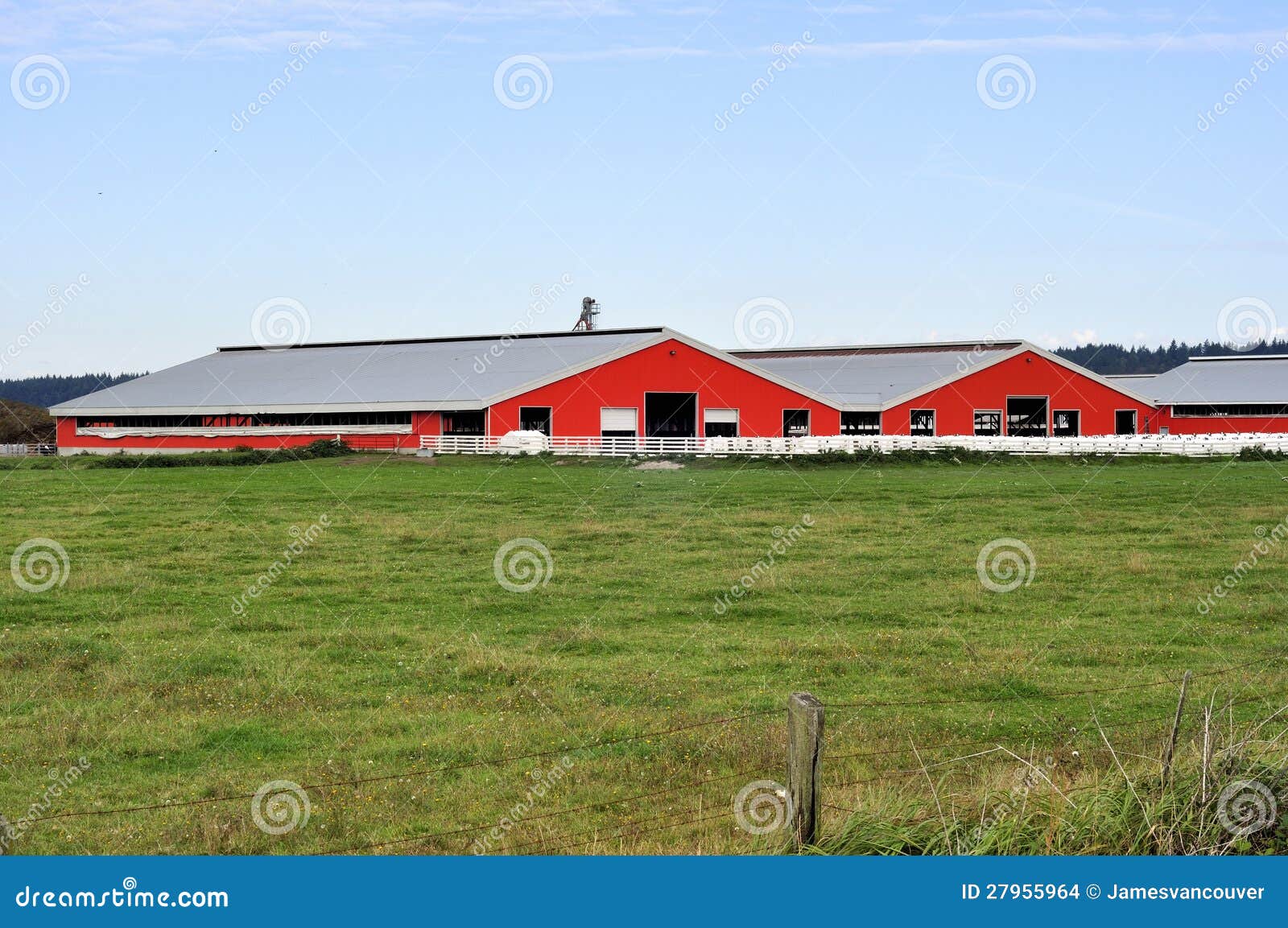 Red farmhouses stock photo. Image of white, farm, wooden 27955964