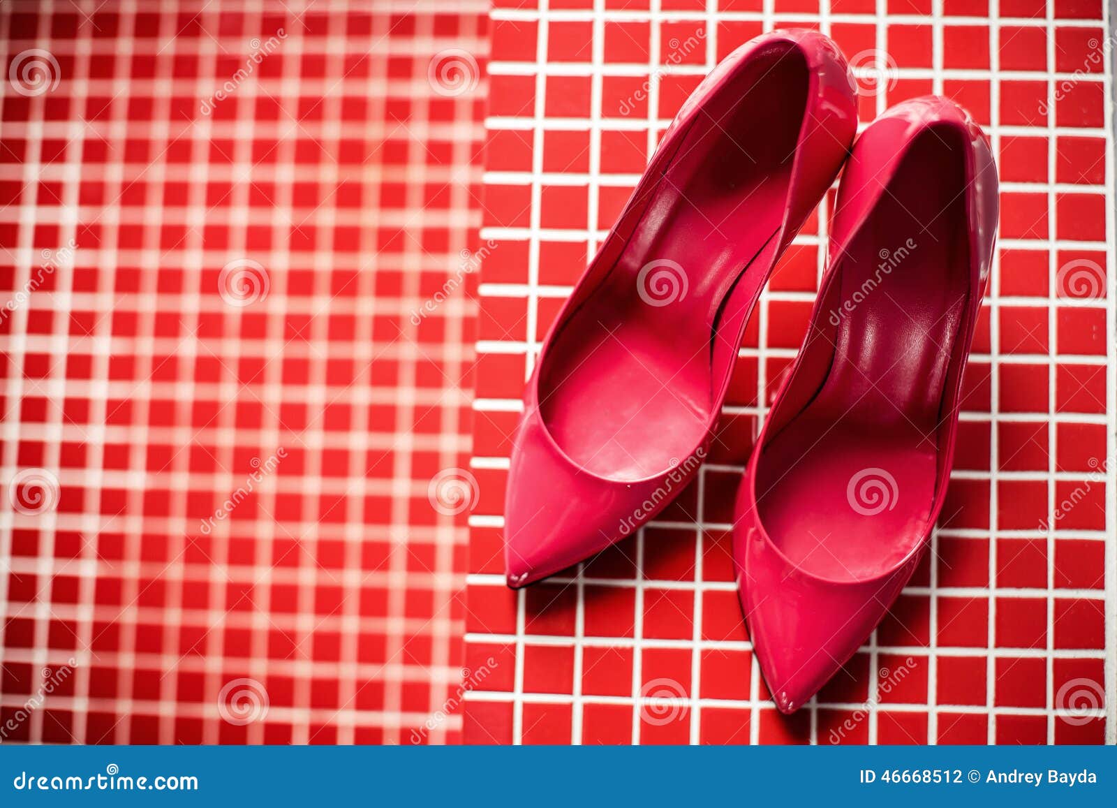 Red female shoes stock photo. Image of fashion, leather - 46668512
