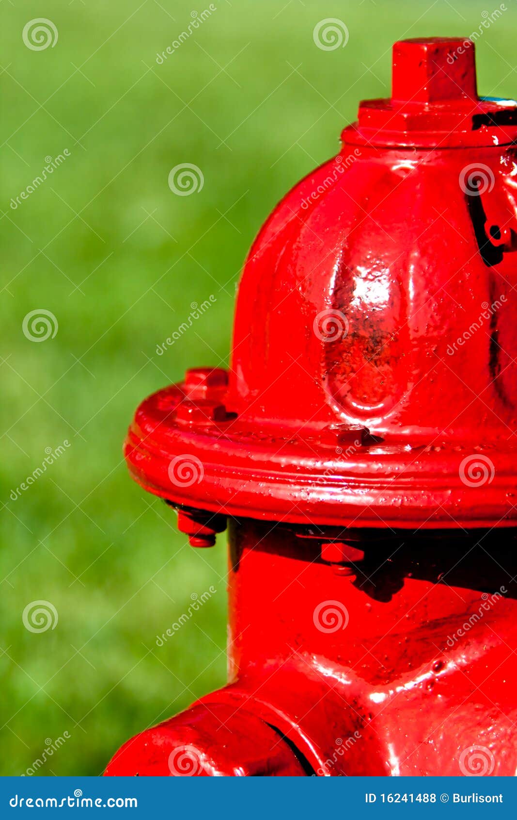 A red fire hydrant stock photo. Image of safe, outside - 16241488