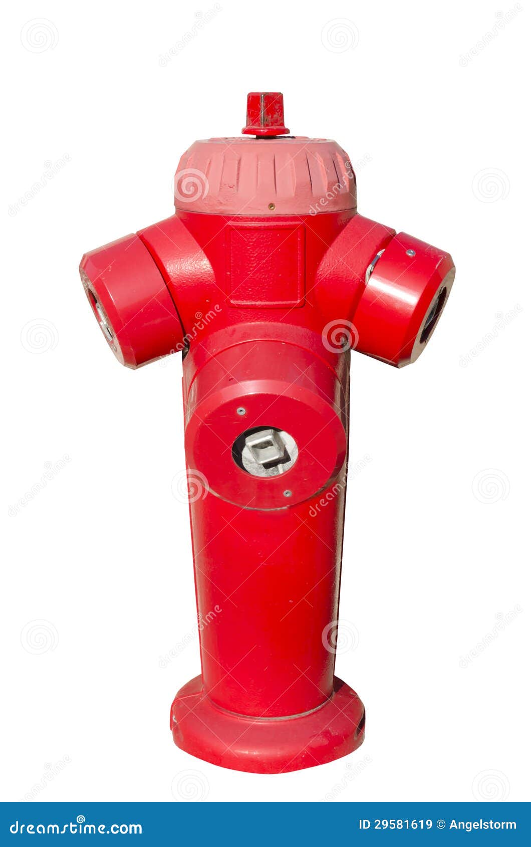 Red Fire Hydrant Isolated RoyaltyFree Stock Photography