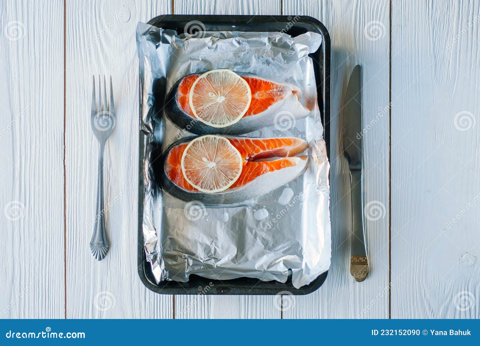 red fish dishes, healthy nutrition concept. fish baked in foil.