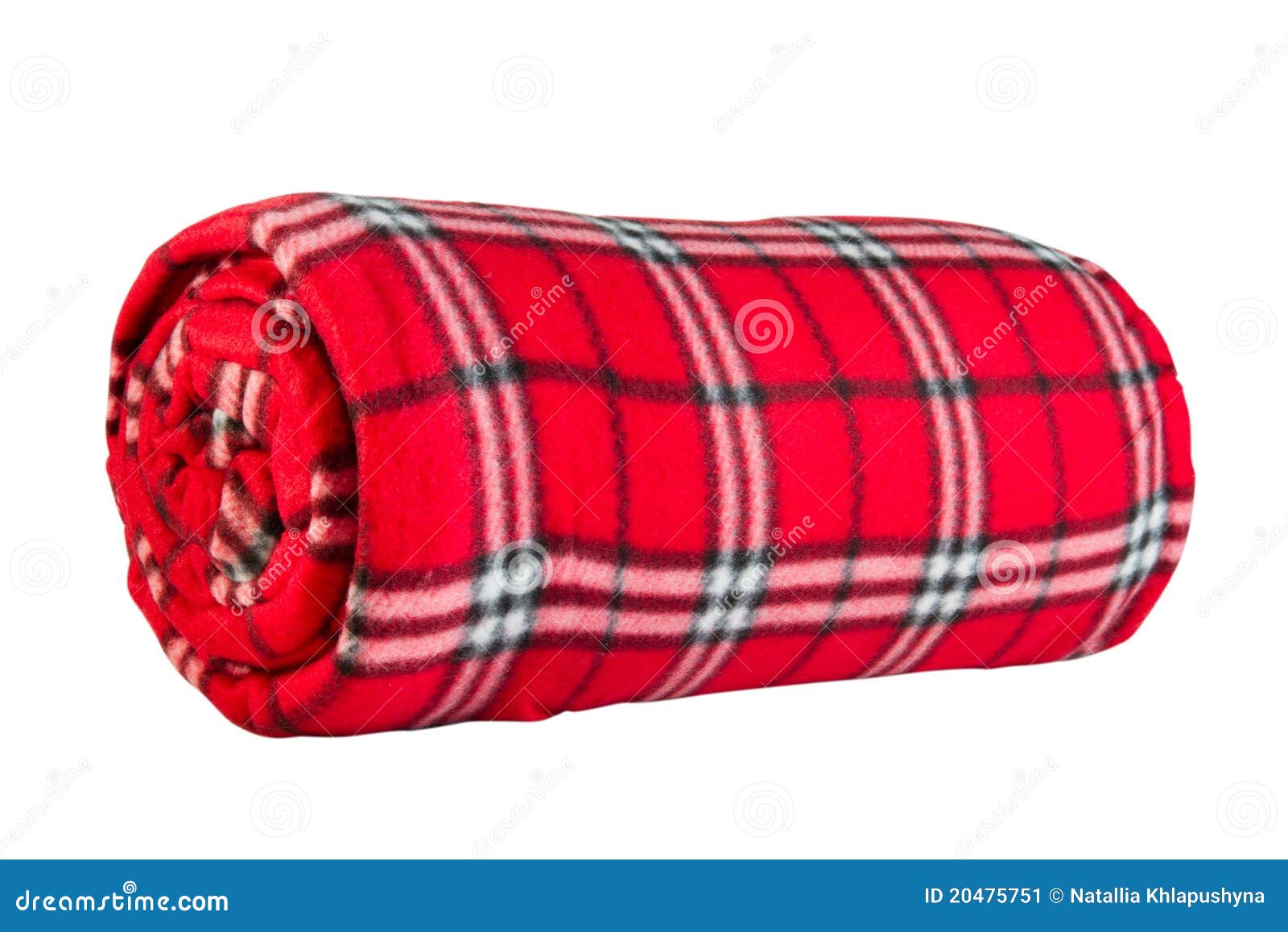 red fleece blanket in cage