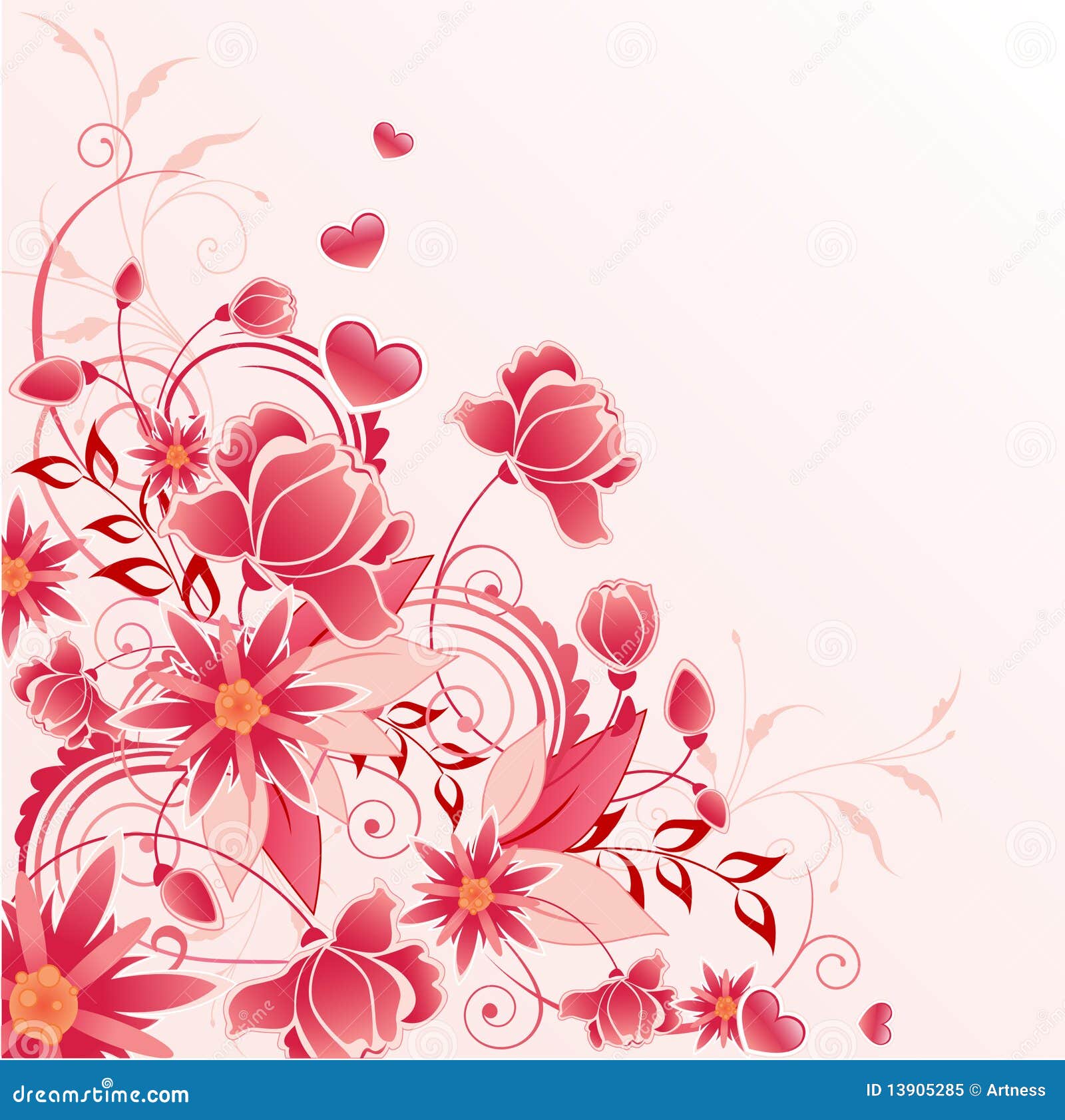 Red Floral Background  Floral background Pixel art background Coral draw