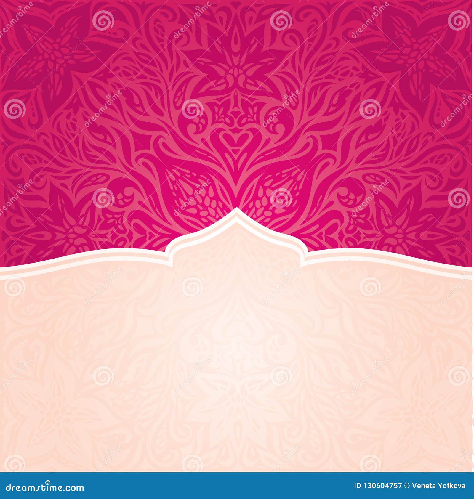 Red Floral Vector Pattern Wallpaper Mandala Background Trendy Fashion Mandala Design With Copy Space Stock Vector Illustration Of Pattern Holiday 130604757