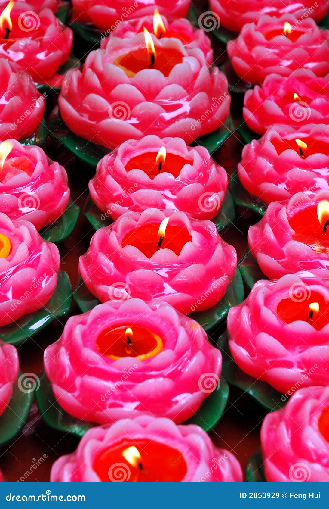 Red flower candle stock image. Image of black, bright 2050929