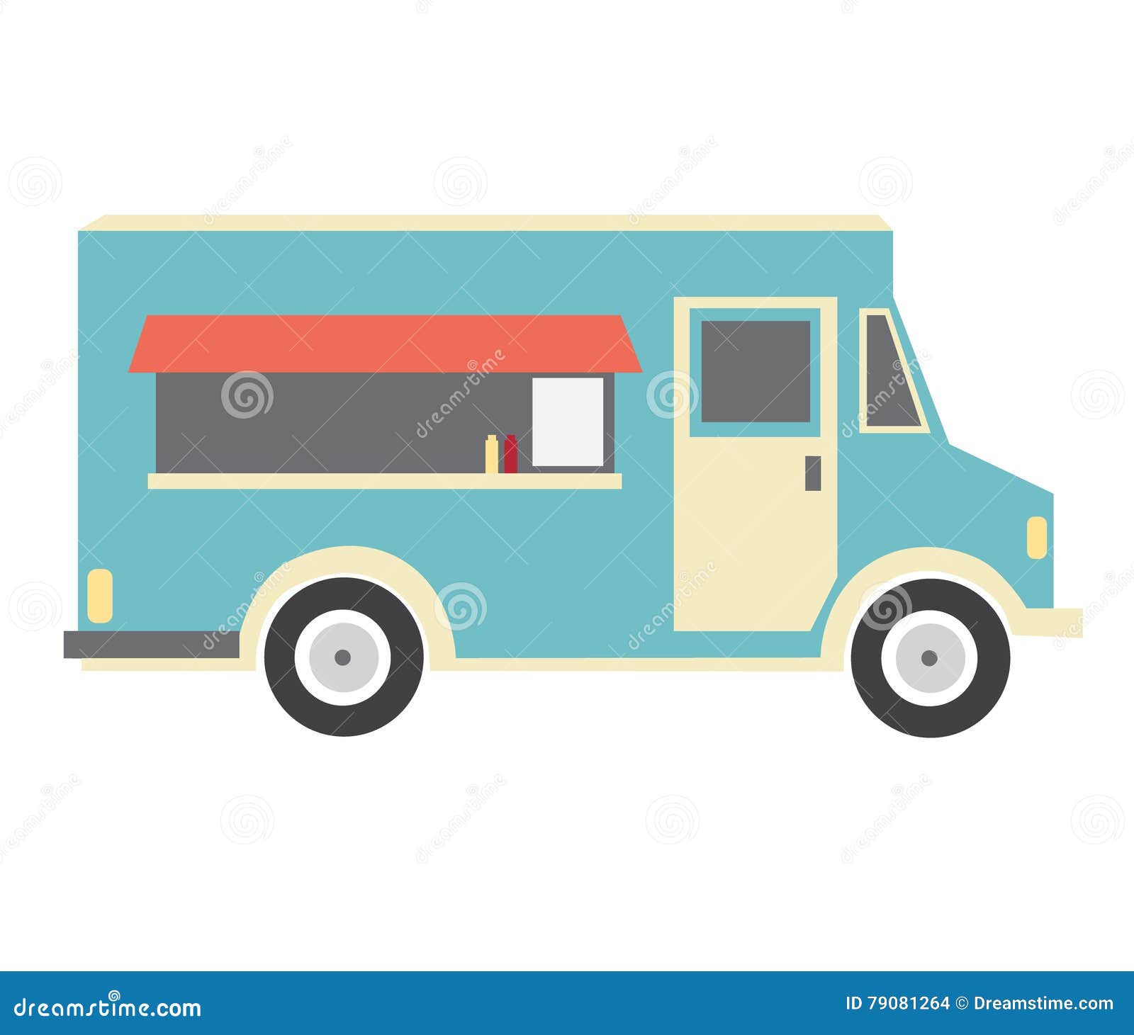 Clip Art Food Truck Cartoon