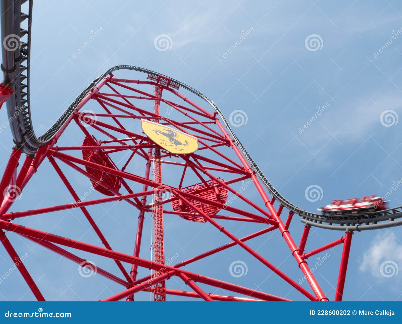 Red Force at Portaventura World Editorial Photography - Image of park, speed: 228600202