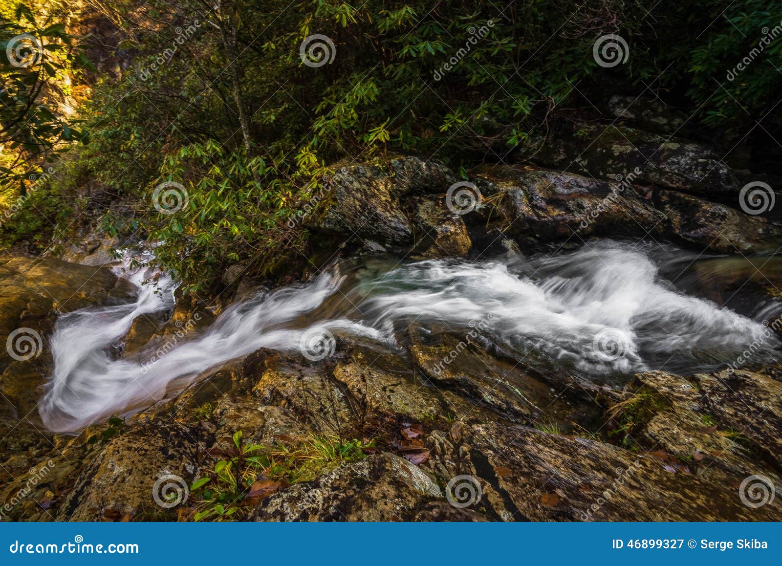 Red Fork Falls Cascade stock image. Image of rocks, mountain 46899327