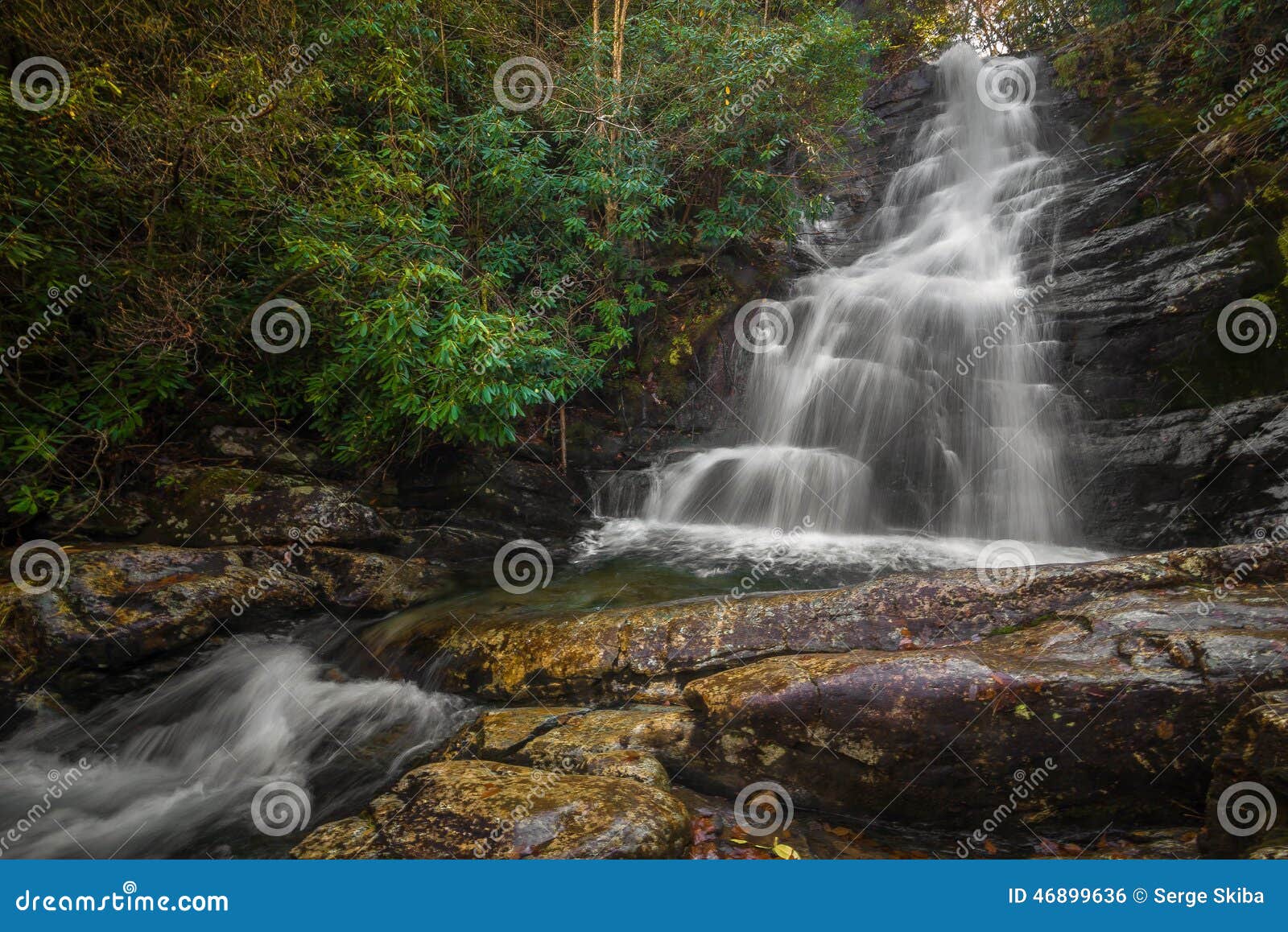 Red Fork Falls, Tennessee stock photo. Image of park 46899636