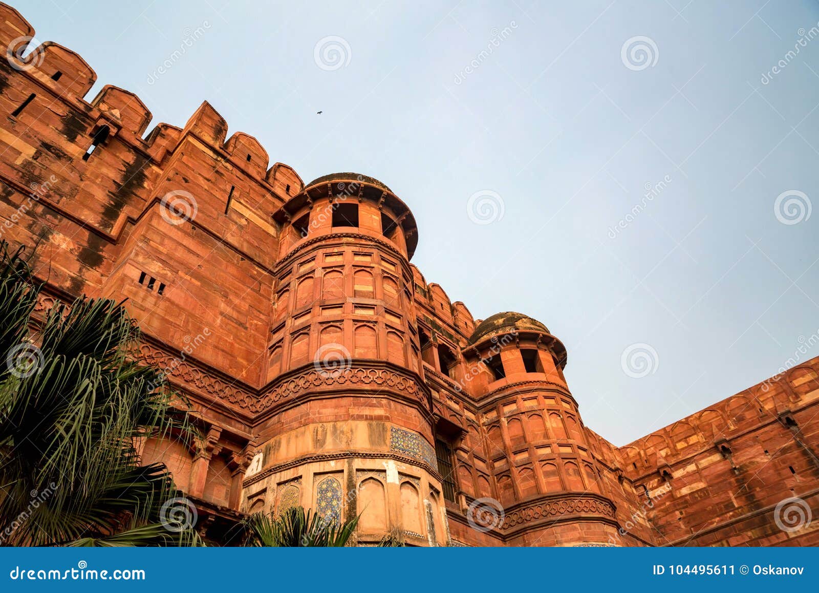 Red Fort Situated In Agra India Stock Image Image Of Castle