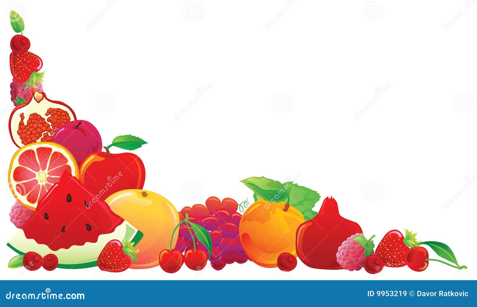 fruit corner border