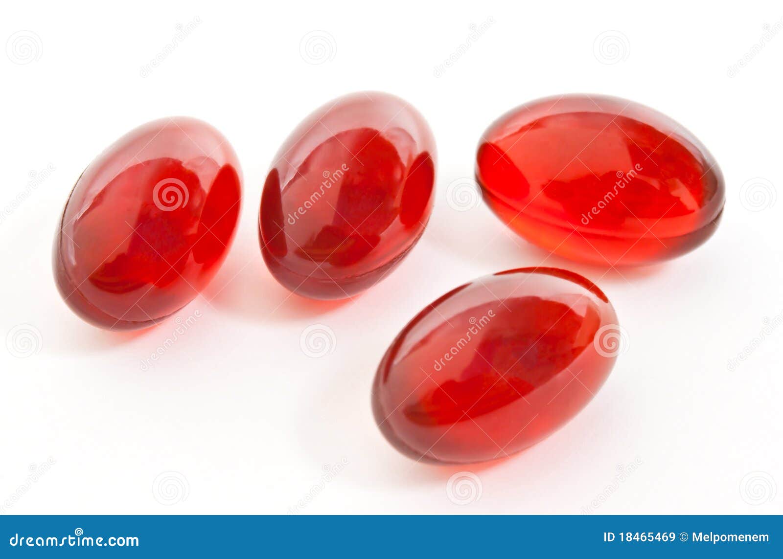 red gel capsules