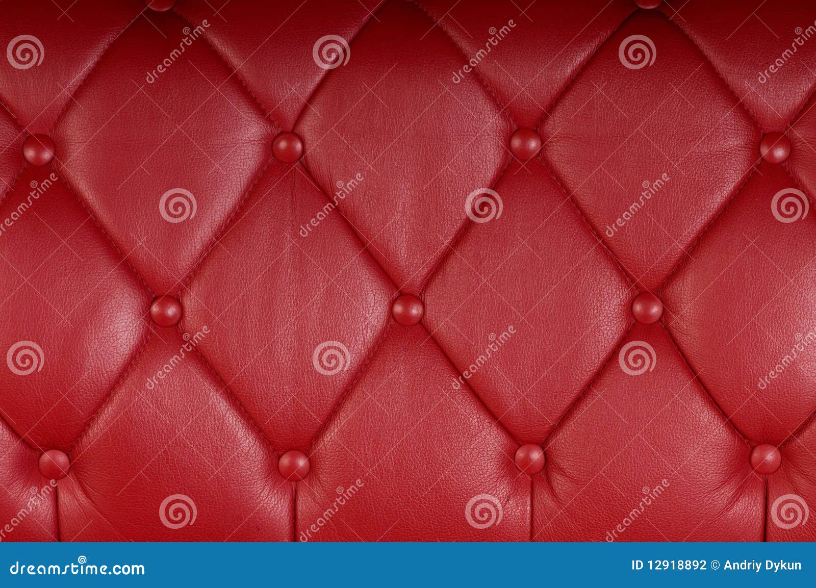 Red Genuine Leather Upholstery Stock Photo Image of luxury, button