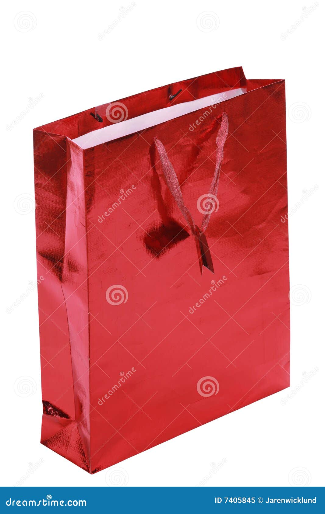 Red gift bag stock image. Image of beautiful, present 7405845