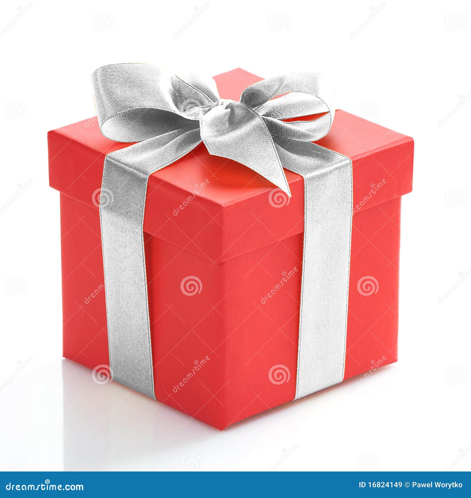 Red Gift Box with Gold Ribbon Stock Image Image of luxury, give 16824149