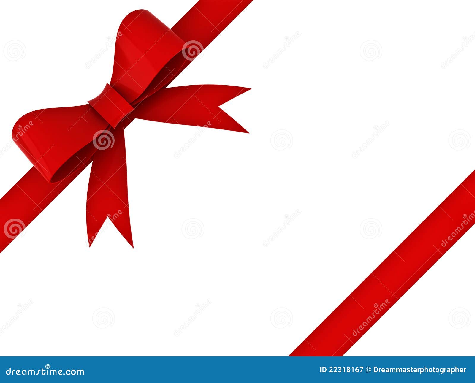 Download Red t ribbon bow stock illustration Illustration of happy