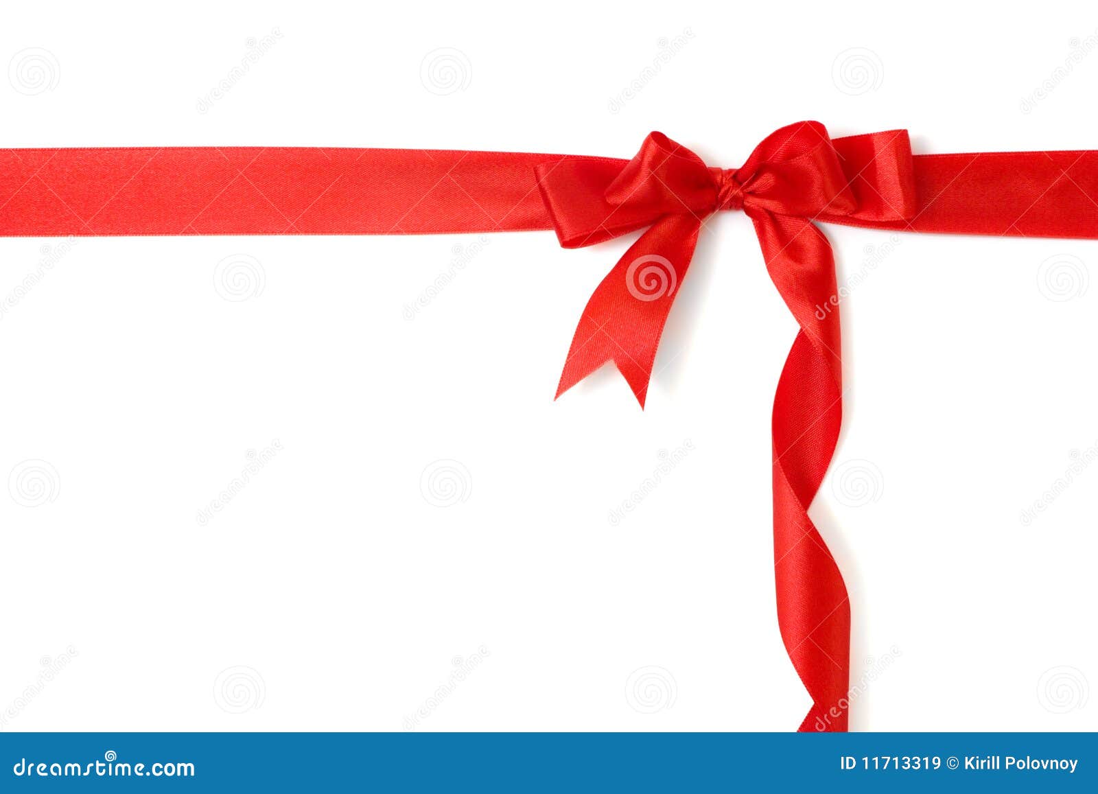 Red Ribbon for Gift Wrapping Stock Image - Image of decoration,  celebration: 28729791