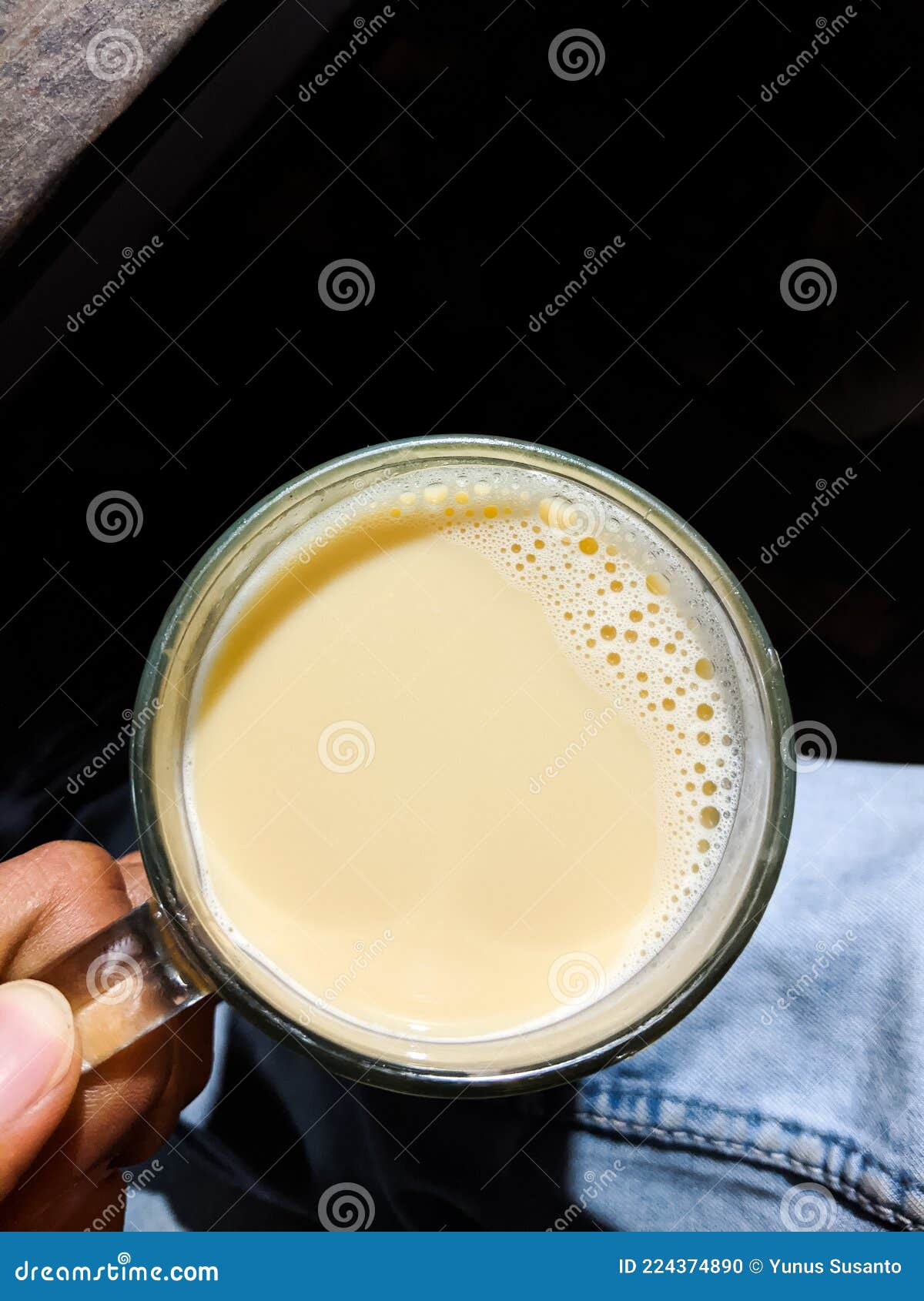 Red Ginger Milk, a Traditional Indonesian Drink Stock Photo Image of