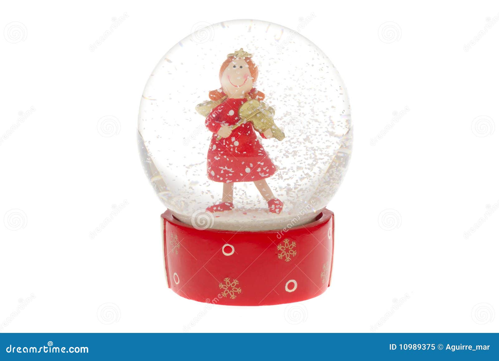 Red Glass Ball stock image. Image of greeting, decorative 10989375