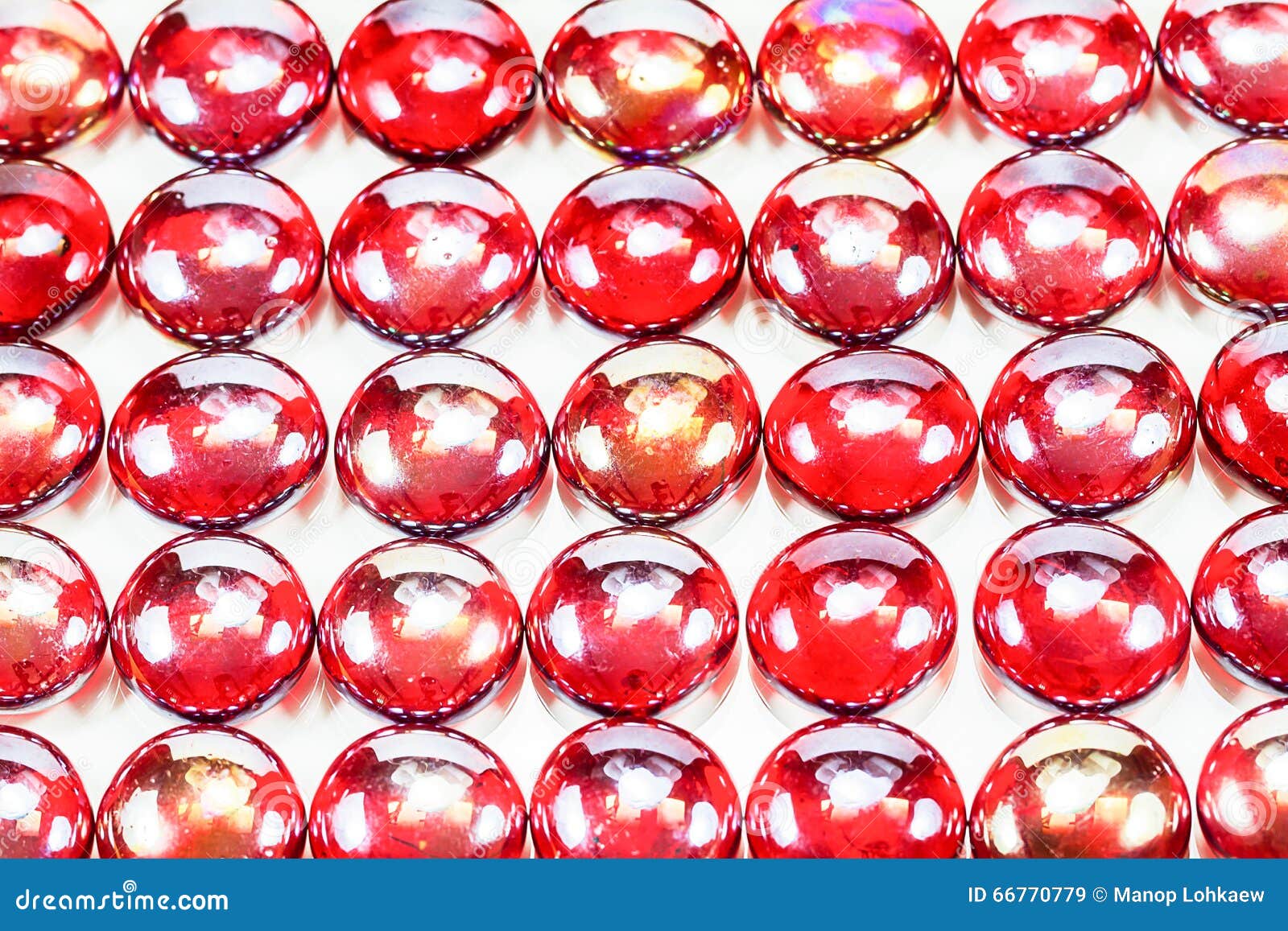 Red Glass Marbles On White Background Stock Image Image of texture