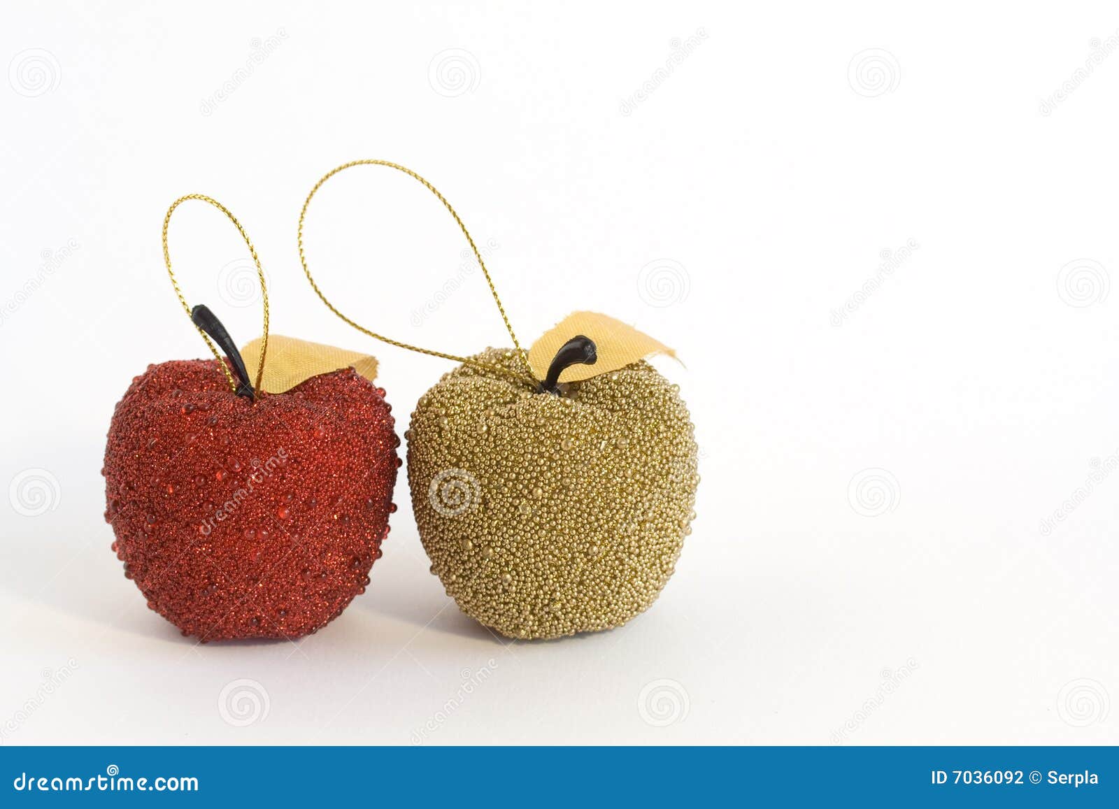 Red and gold apples stock photo. Image of cold, december 7036092