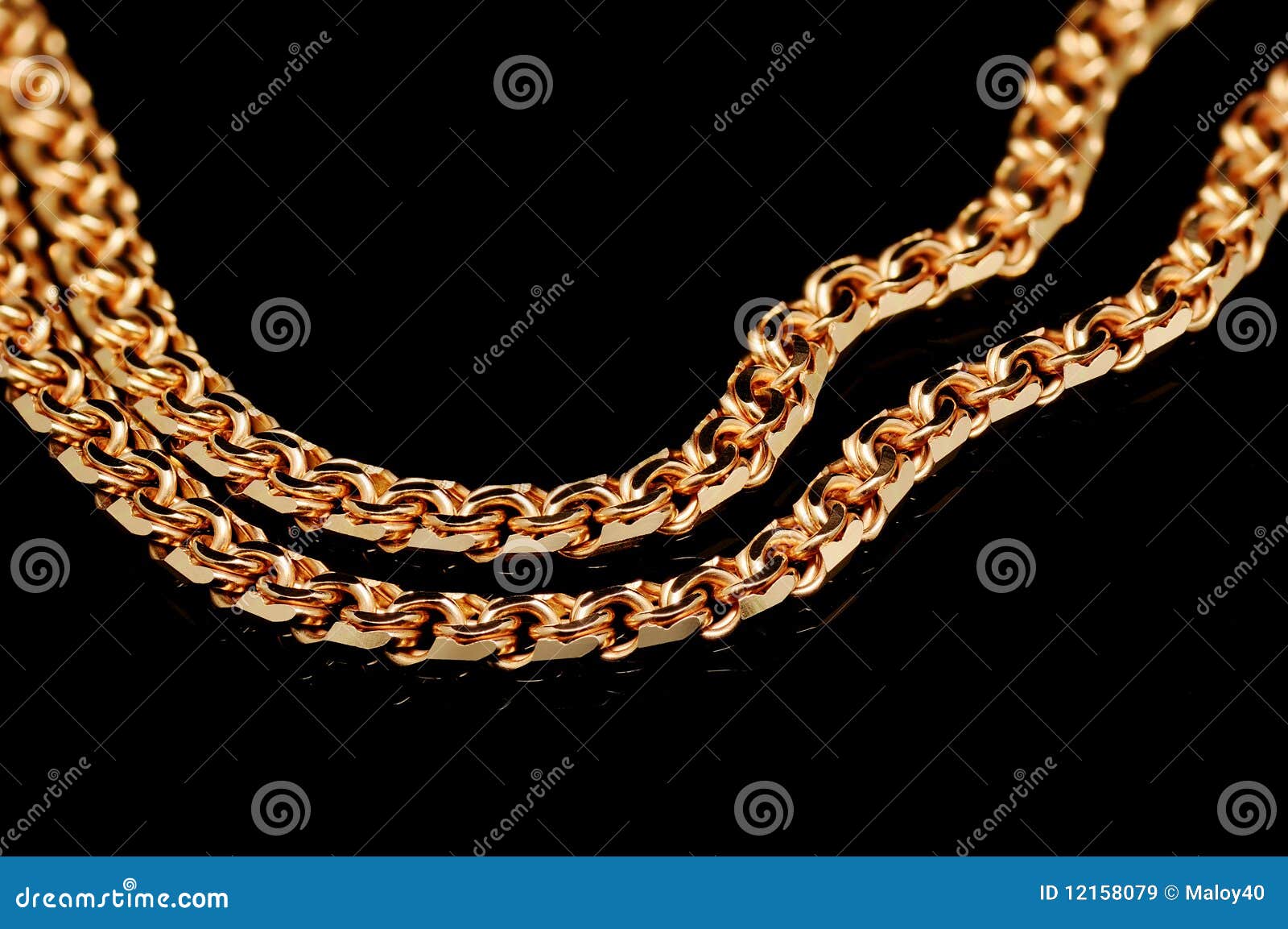 Red cheap gold chain