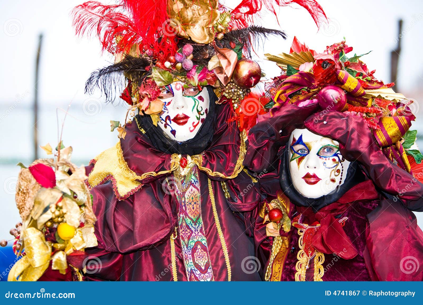 Red and Gold Fancy Costumes Stock Image - Image of europe, holiday: 4741867
