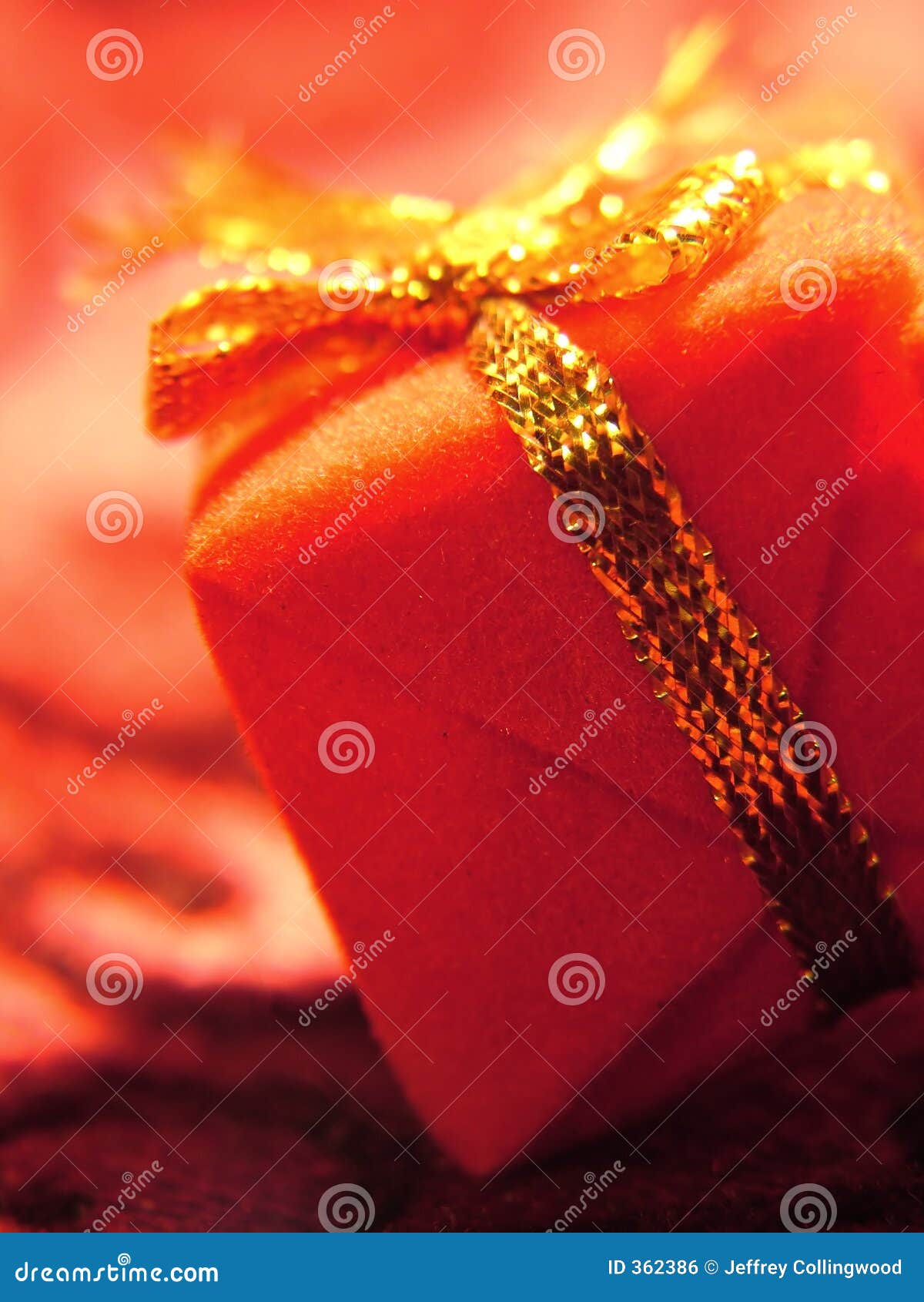Red And Gold Gift Stock Photo Image Of Birthday Xmas 362386