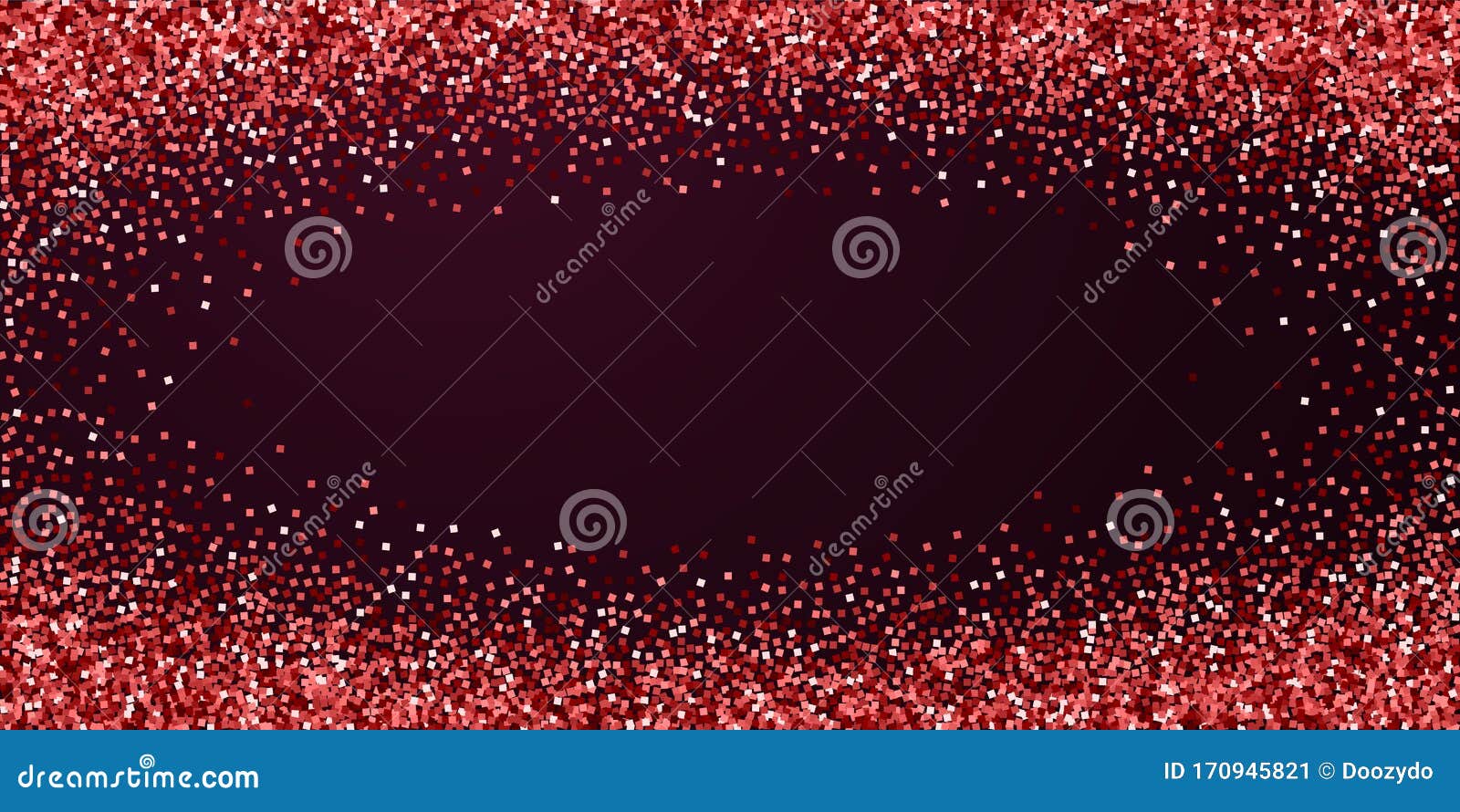 Red Gold Glitter Luxury Sparkling Confetti. Scatte Stock Vector