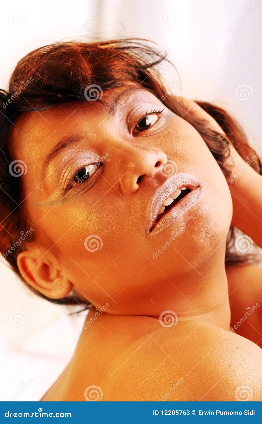 Red gold make up stock image. Image of gold, cosmetic - 12205763