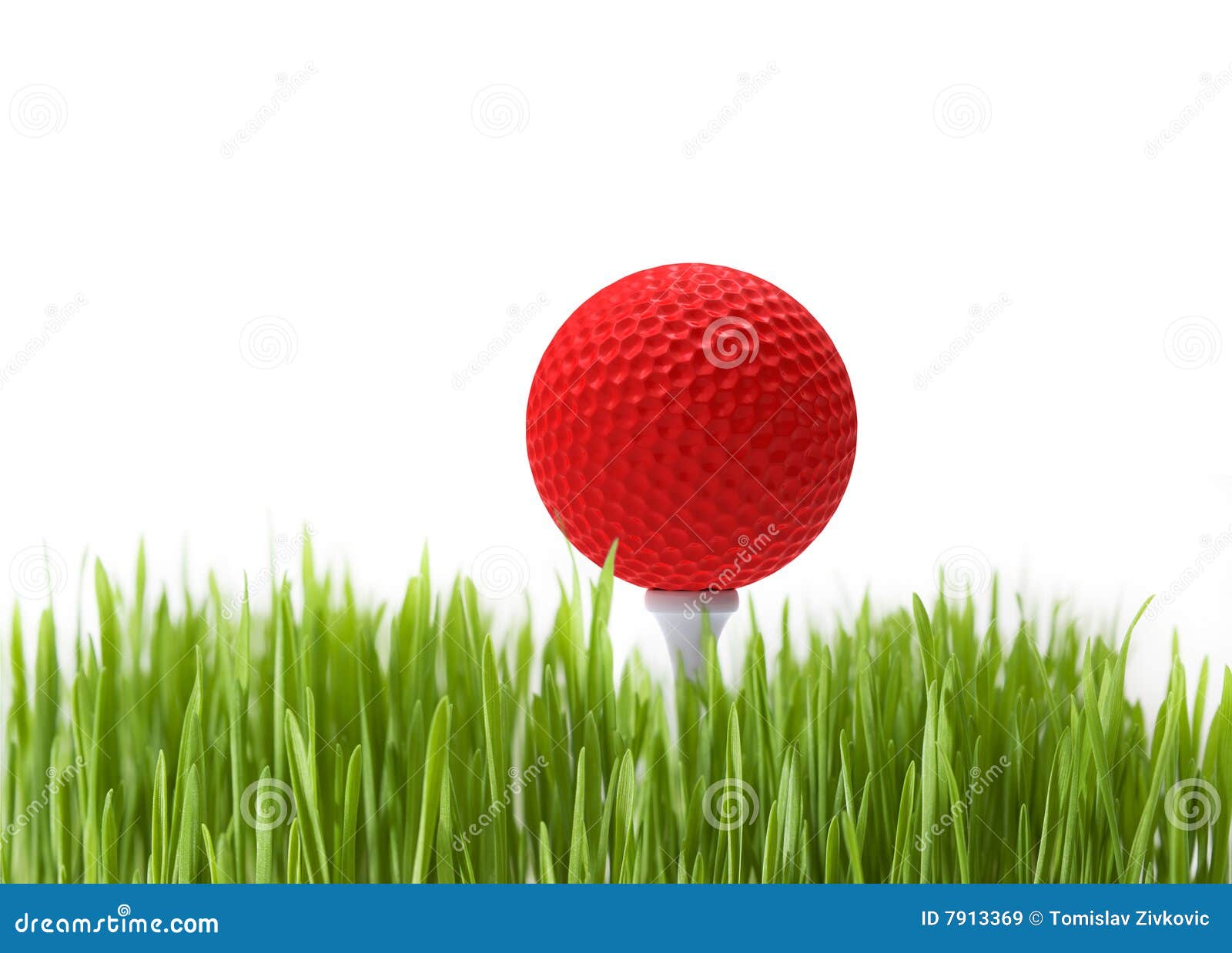 Red golf ball stock image. Image of nature, white, sport 7913369